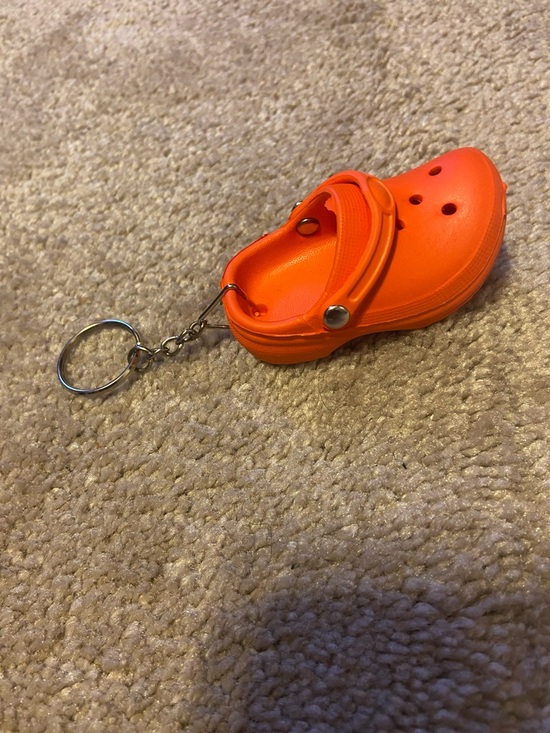Other - Kids Orange Clog Keychain - Mini Shoe Accessory